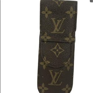 Louis Vuitton monogram pen case. Like new
